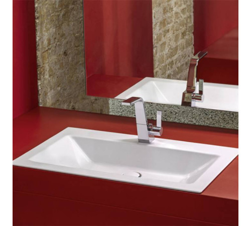 Раковина встраиваемая сверху Bette Loft 80х49.5х10 см стальная A230-000