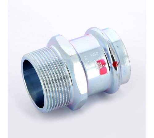 Муфта переходная пресс-Н Viega Prestabo оцинкованная сталь 42х1 1/2 559069