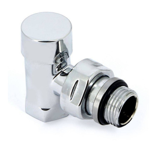 Вентиль обратный Carlo Poletti Compact угловой НВ 1/2 хром V150410B