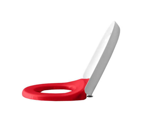 Сиденье для унитаза Laufen Florakids с микролифтом бело-красное 8.9103.1.062.000.1