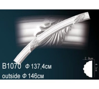 Молдинг на арку полиуретановый Perfect B1070