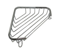 Полочка-решетка угловая Tiffany World Harmony 534 подвесная 18x18x4 см хром TWHO534cr