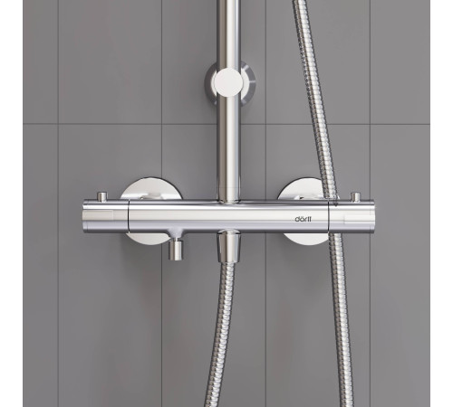 Душевая система DORFF Futura с термостатом для ванны и душа D0710500
