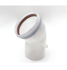 Угольник 45° Hogart Ø 80 мм PP-R для конденсационных котлов HOGTR8045С