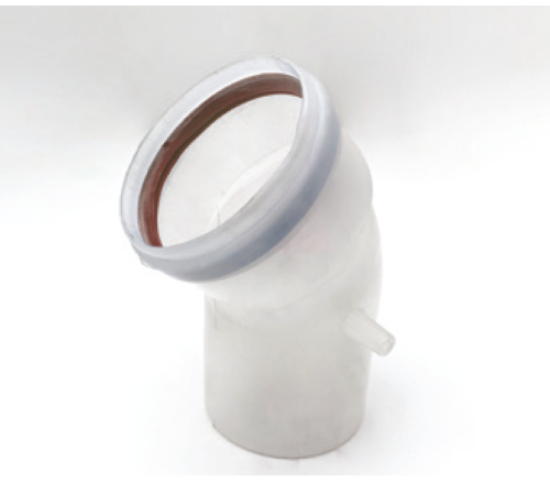 Угольник 45° Hogart Ø 80 мм PP-R для конденсационных котлов HOGTR8045С