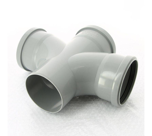 Тройник канализационный Ostendorf HT 110х90 мм 45° 115230