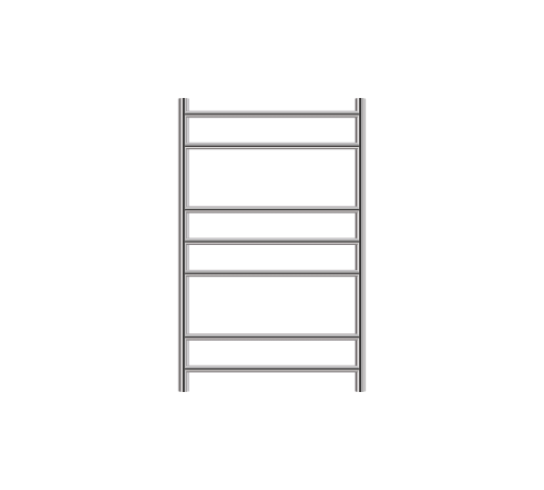 Полотенцесушитель водяной Primoclima Vita Water Inox 800х500 мм 2+3+2 PCVitaWInox80502.3.2