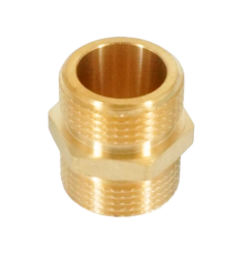 Ниппель равнопроходной ELSEN Metalit 1 НР-НР латунный EBF.15.10