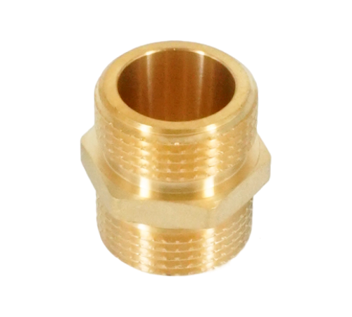 Ниппель равнопроходной ELSEN Metalit 1 НР-НР латунный EBF.15.10