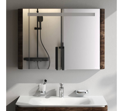 Зеркальный шкаф с подсветкой AM.PM Inspire V2.0 100 см орех M30MCX1001NF