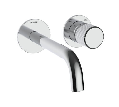 Внешняя часть смесителя для раковины BOSSINI PLY Z00924.030 настенный 185 мм без донного клапана Хром Z00924.030