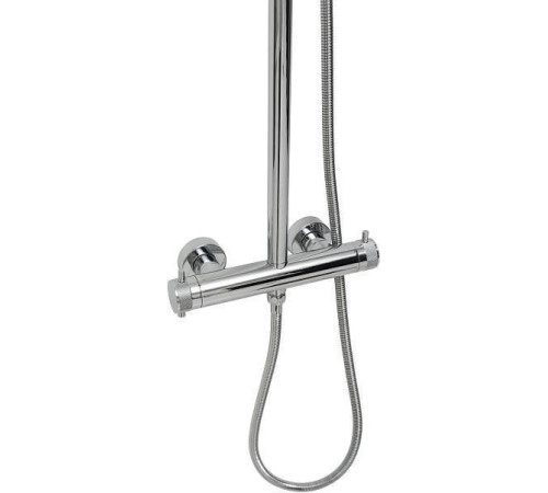 Душевая стойка Allen Brau Fantasy с термостатом и верхним душем 30 см хром 5.11001-00