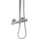 Душевая стойка Allen Brau Fantasy с термостатом и верхним душем 30 см хром 5.11001-00