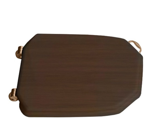 Сиденье для унитаза Sbordoni Romana орех/бронза S932