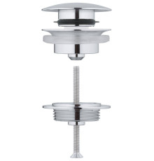 Донный клапан для раковины hansgrohe хром 65807000