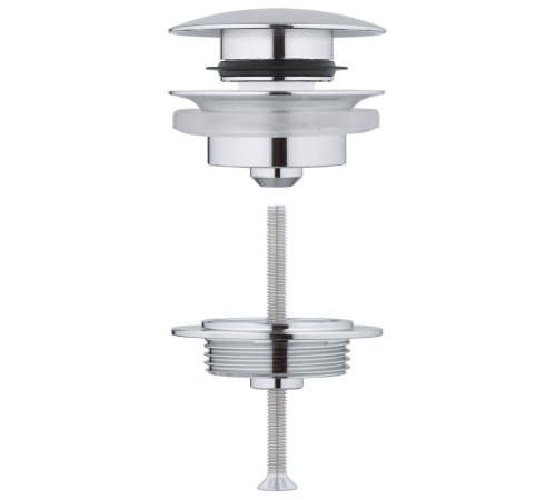 Донный клапан для раковины hansgrohe хром 65807000