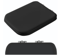 Сиденье для унитаза Kerasan Waldorf с микролифтом черный/хром 418804