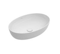 Раковина накладная Villeroy & Boch Artis 610х410х130 мм CeramicPlus альпийский белый 419861R1