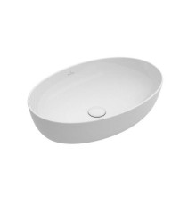 Раковина накладная Villeroy & Boch Artis 610х410х130 мм CeramicPlus альпийский белый 419861R1