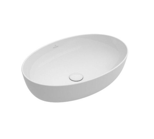 Раковина накладная Villeroy & Boch Artis 610х410х130 мм CeramicPlus альпийский белый 419861R1