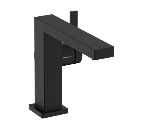 Смеситель для раковины Hansgrohe Tecturis E 110 Fine CoolStart EcoSmart+ матовый черный 73020670