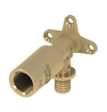 Уголок с настенным креплением удлиненный TECE TECEspring AX 16 x 1/2 латунь 768502S