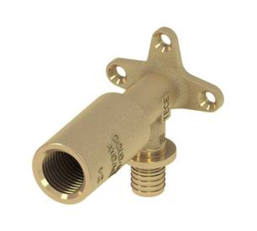 Уголок с настенным креплением удлиненный TECE TECEspring AX 16 x 1/2 латунь 768502S