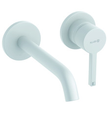 Смеситель для раковины Kludi Nova Fonte Pura настенный на 2 отверстия излив 180 мм внешняя часть 202445315