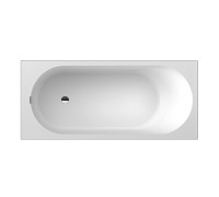 Ванна встраиваемая прямоугольная Villeroy & Boch Oberon 170x75x45 см Quaryl с ножками белый UBQ170OBE2V-01
