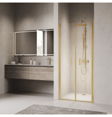 Душевая дверь RGW Passage PA-104Gb 1200 мм маятниковая золото 060810412-16