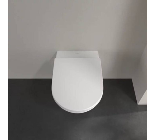 Унитаз подвесной Villeroy & Boch Subway 3.0 безободковый TwistFlush с сиденьем SoftClosing 4670TS01