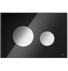 Панель смыва для унитаза TECE TECEloop стекло черное клавиши хром глянцевый 9240656