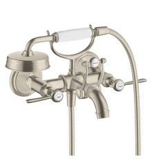 Смеситель для ванны Axor Montreux с двумя рычажными рукоятками никель 16551820