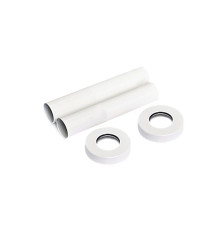 Комплект декоративных трубок SR Rubinetterie 70 мм D 18-20-1/2 белый 0491-1500V07A