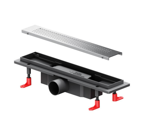 Трап для душа линейный AM.PM PrimeFlow универсальный затвор Cut Gradient 40 см W02SC-P11-040-01SB