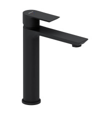 Смеситель для раковины высокий AM.PM Apollo матовый черный 470250300