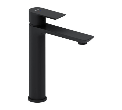 Смеситель для раковины высокий AM.PM Apollo матовый черный 470250300