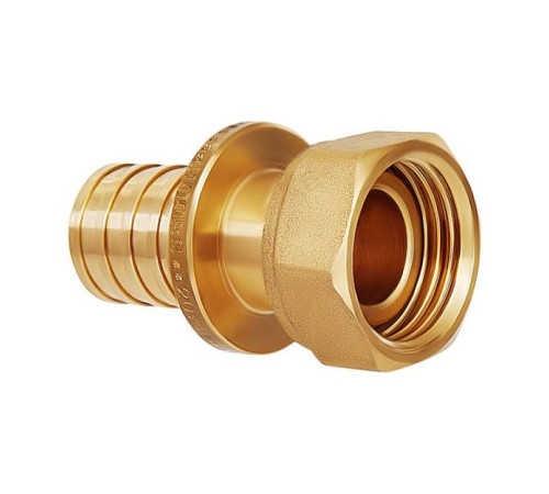 Переход Hoobs с накидной гайкой на плоское уплотнение 20x2.8-G3/4 HB-PEXNG-202834