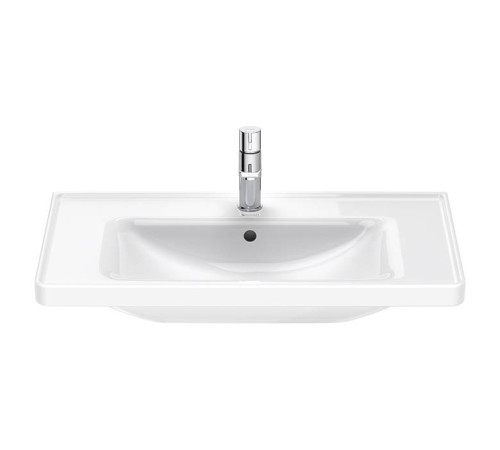 Раковина накладная Duravit D-Neo 80х48 см с переливом 1 отверстие 2367800000