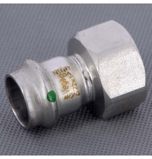 Муфта переходная пресс-В Viega Sanpress Inox нержавеющая сталь 22x1 436636