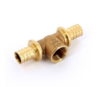 Тройник надвижной бронзовый REHAU RAUTITAN RX 25-3/4-25 ВР 366020