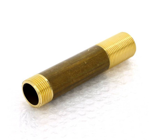 Сгон латунный Tiemme 1 x 150 мм наружная резьба 1500307