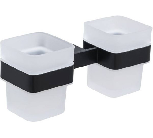 Стаканы с держателем Allen Brau Infinity белый черный 6.21003-31