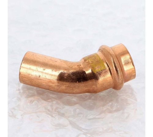 Угол-вставка 45° пресс Viega Profipress G 18 мм медь 345686