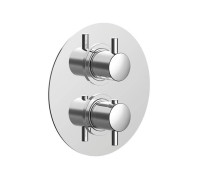 Смеситель термостатический встраиваемый Cisal Less New на 2 положения хром LN01810021