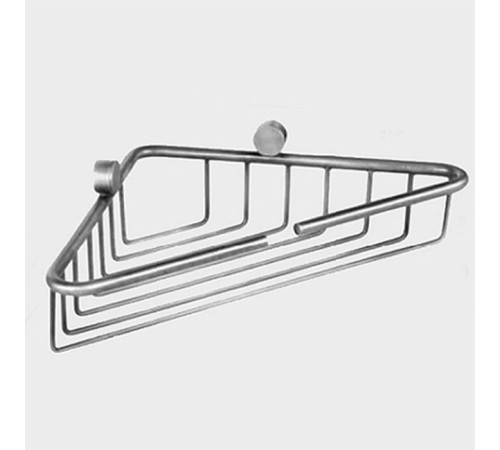 Полка-решетка для ванной угловая TW Bristol 534 подвесная 21x21x5 см хром TWBR534cr