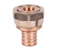 Переходник с накидной гайкой REHAU RAUTITAN RX 32-G 1 бронза 14563413001