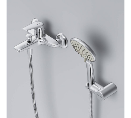 Смеситель для ванны и душа AM.PM Joy с душевым набором F85E15000