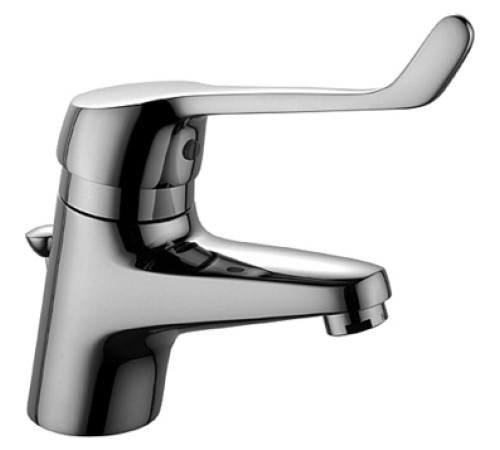 Смеситель для раковины Kludi Medi Mix 60 мм локтевой со сливным гарнитуром 332710564