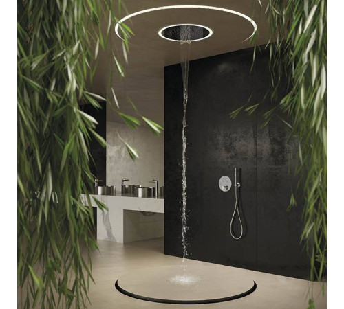 Верхний душ Newform Head Showers d40 см круглый потолочный 2 режима хром 684.21.018